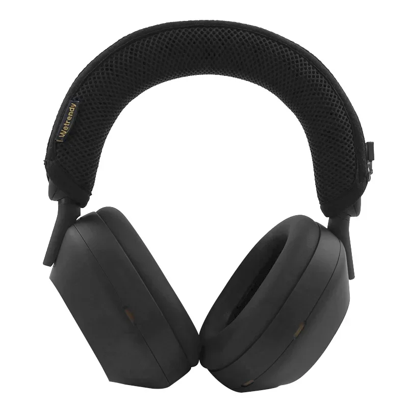 Funda protectora de tela de malla transpirable para Sony WH-1000XM5, funda protectora para auriculares, funda protectora para haz de cabeza con cremallera