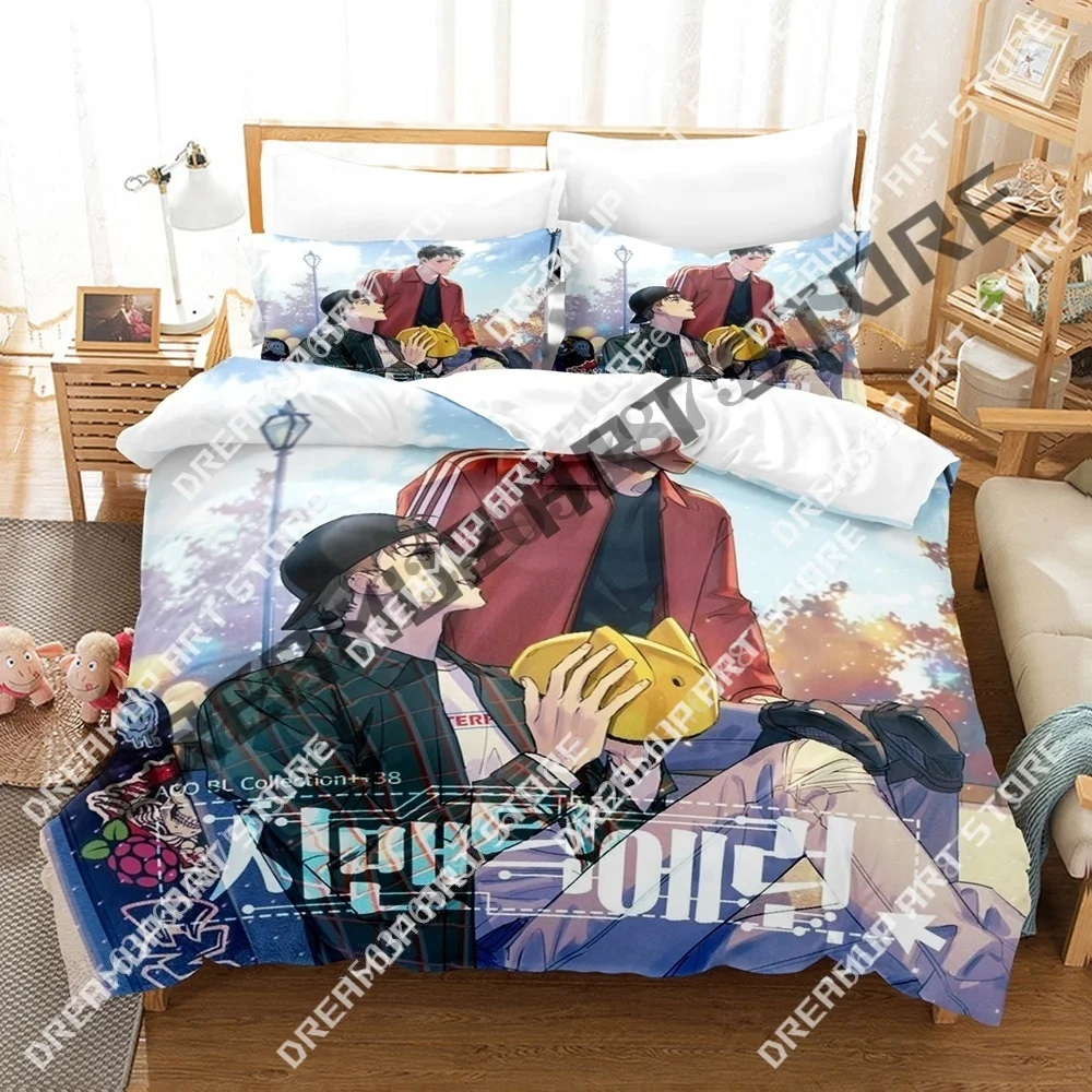 

3D Print Manga Semantic Error Bedding Set Twin Queen King Full Size Duvet Cover Pillowcase Bed boys girls Adult Home Textiles