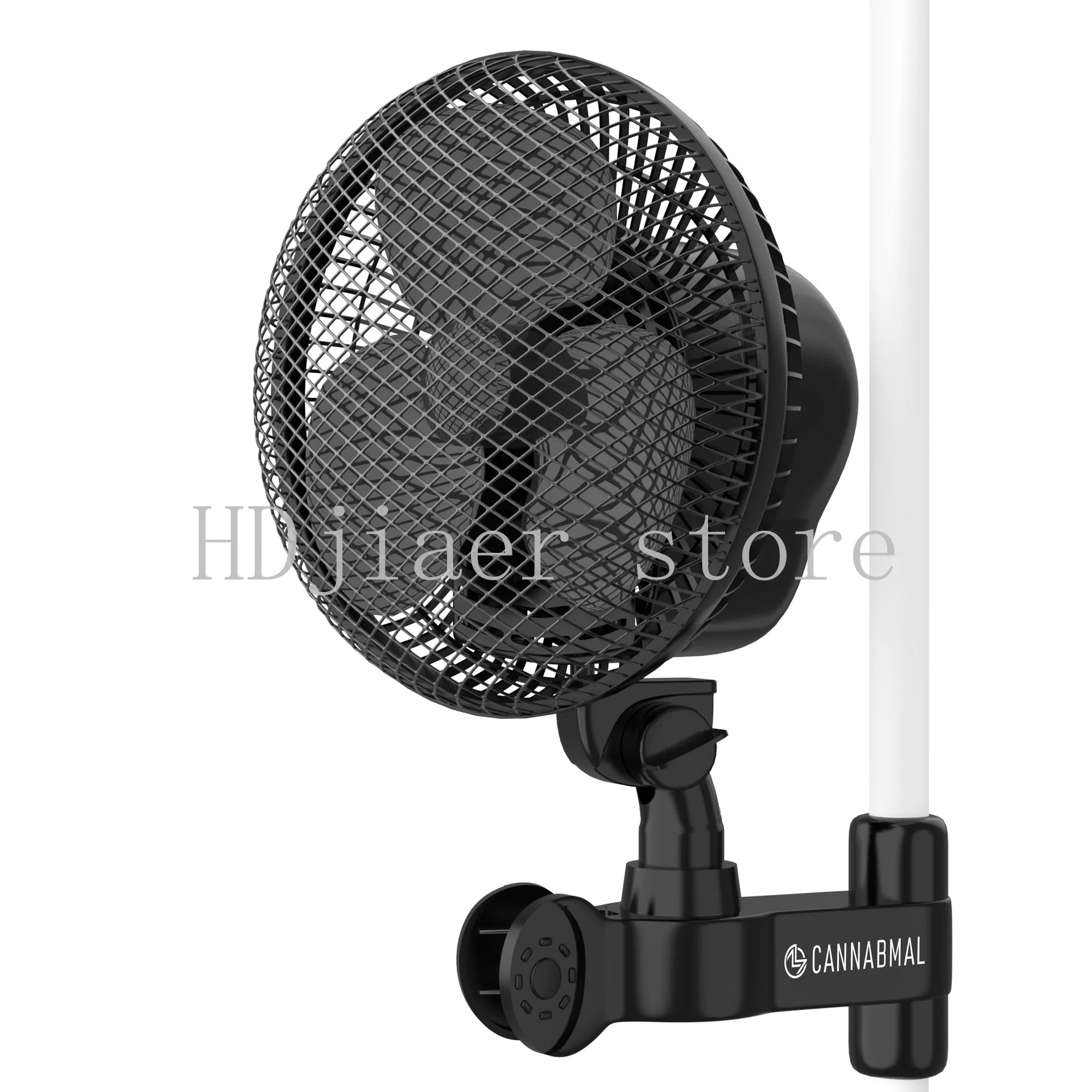 

Planting tent hydroponics household 6 inch double gear speed control clip electric fan