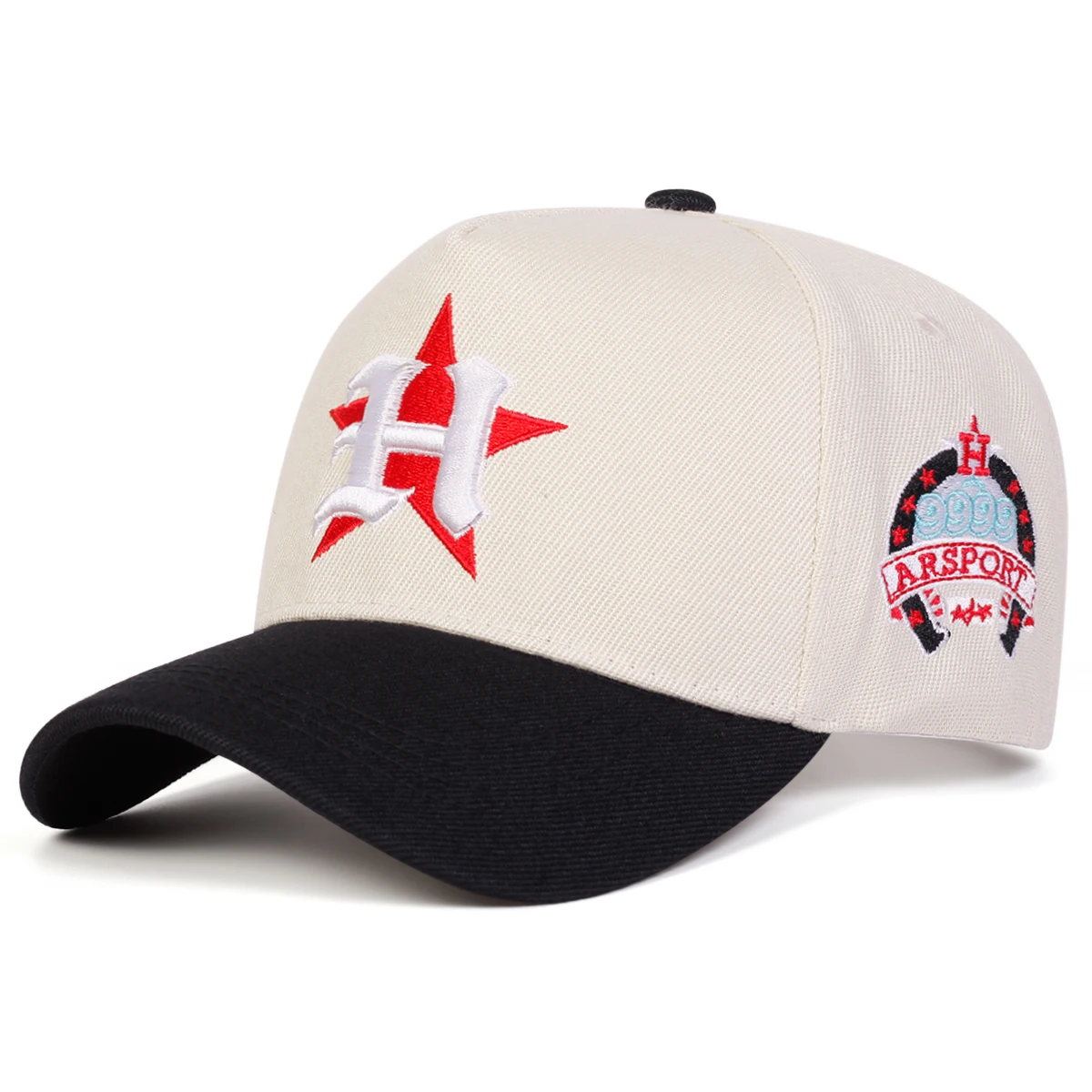 Unisex H Brief Pentagramm Stickerei Baseball Caps Frühling Herbst Outdoor Einstellbare Casual Hüte Sonnenschutz Hut Sport Kappe – Detail 7