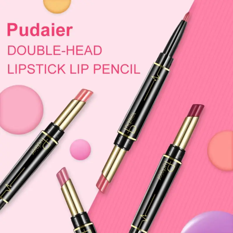 Ferramenta de maquiagem Double Ended, Lápis Cosméticos, Melhorar o seu olhar, altamente avaliado Lip Liner, perfeito para qualquer ocasião, 1-4 pares