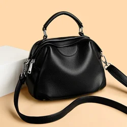Large Capacity Luxury Leather Women Tote Bag Designer Many Pocket Female Shoulder Messenger Bags Ladies Handbag Sac A Main