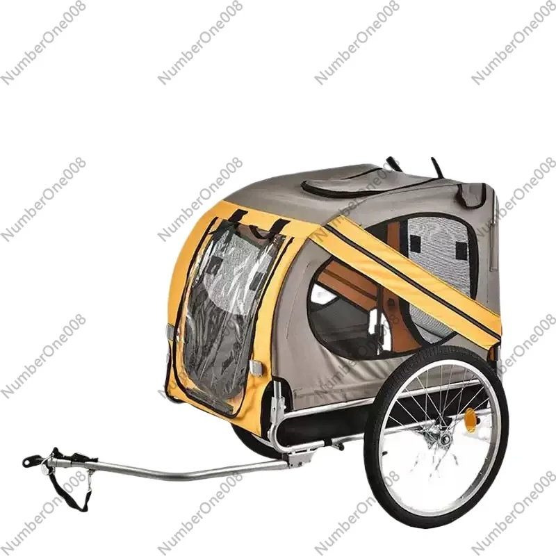 Take the dog to ride, pet bicycle trailer, rear trailer, outdoor dog walking motorcycle, electric vehicle trailer