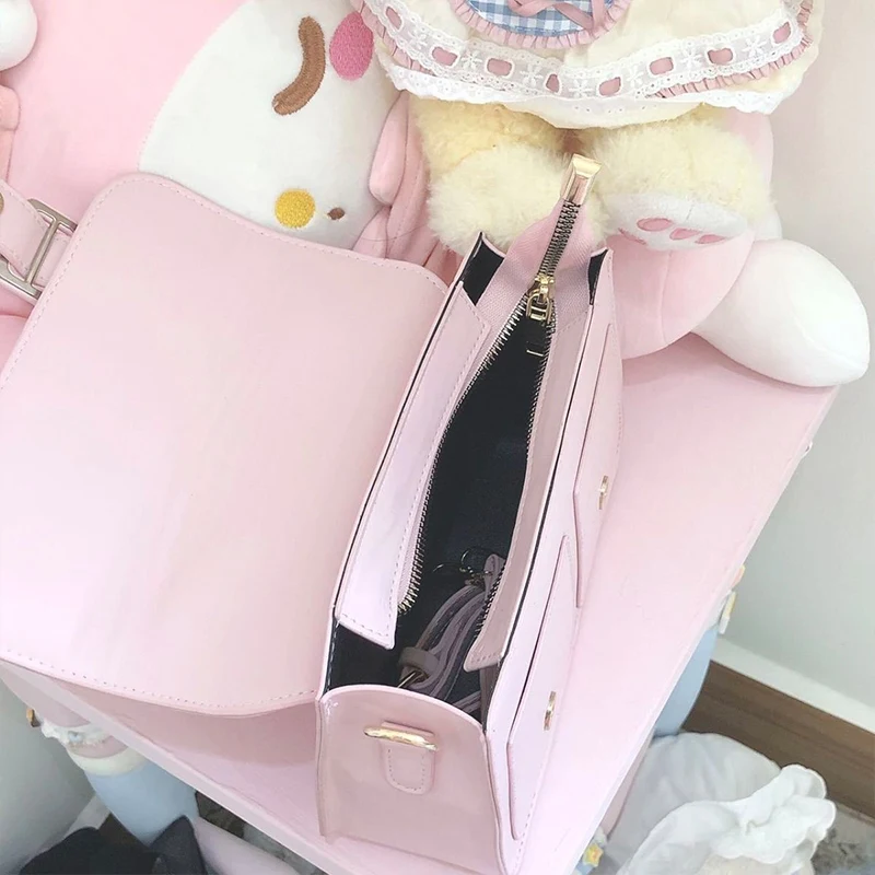 Sanrio Messenger Bags Cinnamoroll Handbag Cute Tote Bag For Women Cartoon My Melody Shoulder Crossbody Birthday Christmas Gift