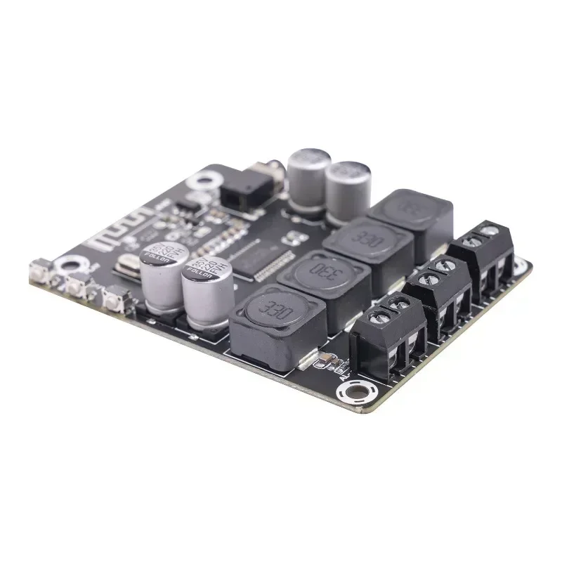 12v 24v Board Amplificador Wireless Connection Bluetooth Digital Power Amplifier 3.5mm Stereo Input Amplifier Module 2x45w