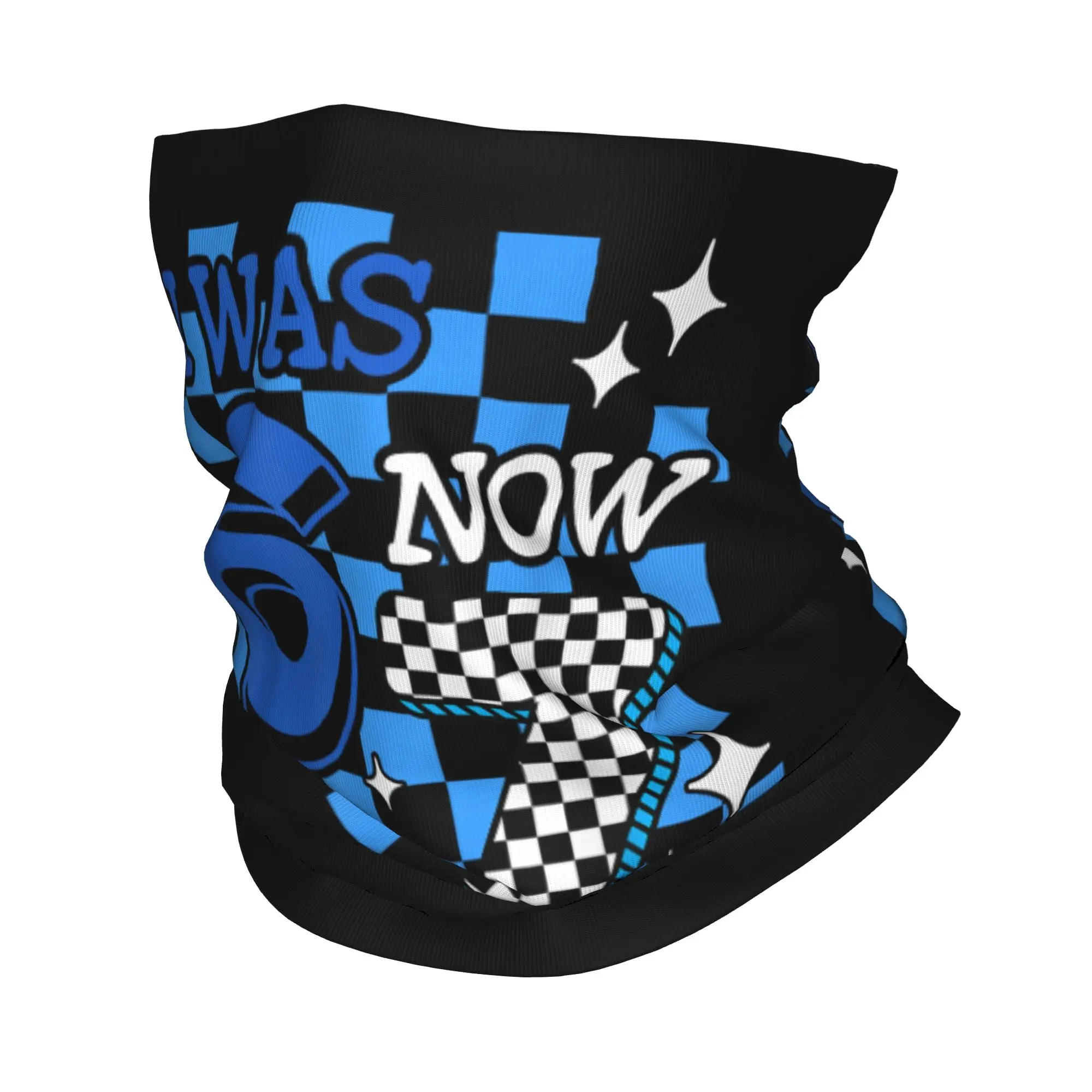 

67 Синяя клетчатая бандана «Я был 6: теперь я 7» на день рождения для мальчика, бандана y2k, крутая Балаклава, летняя бесшовная мягкая маска для верховой езды