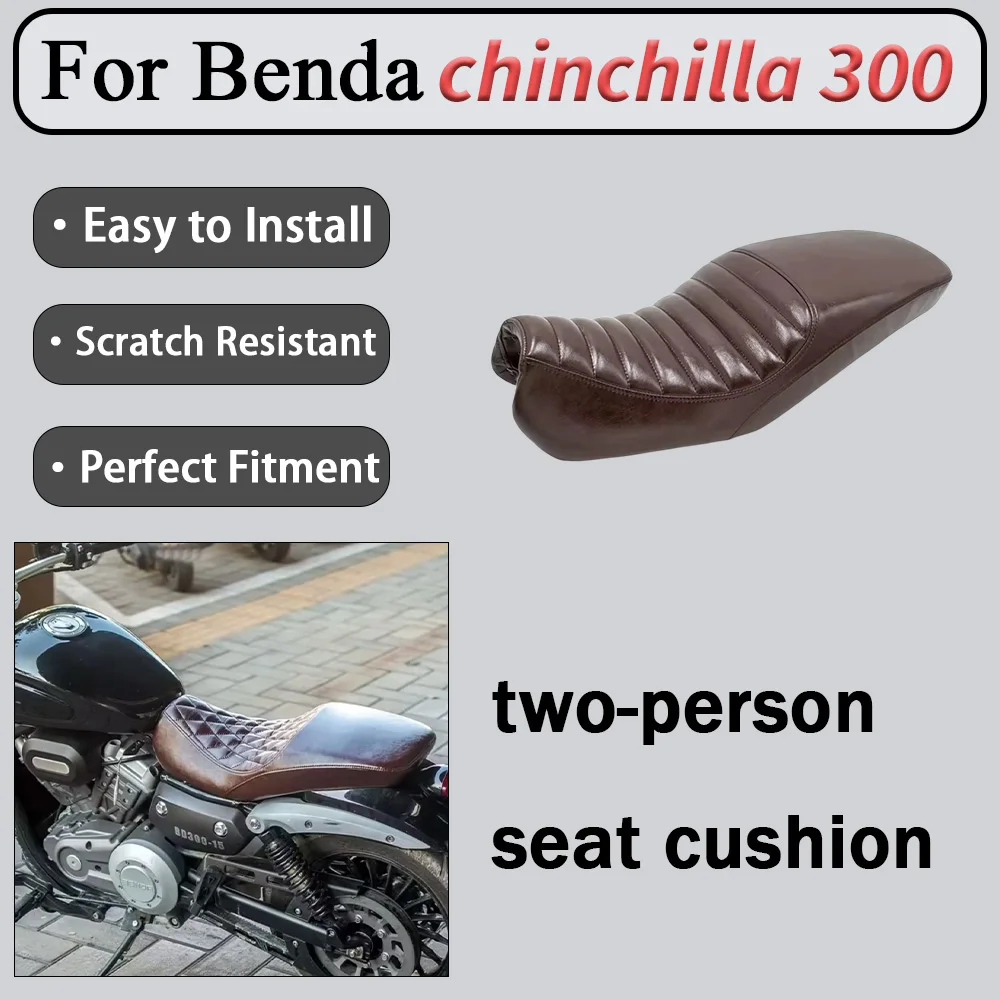 For Benda Chinchilla300 Extended Seat Cushion Modification Double Seat Cushion Rear Seat Caterpillar Thickened