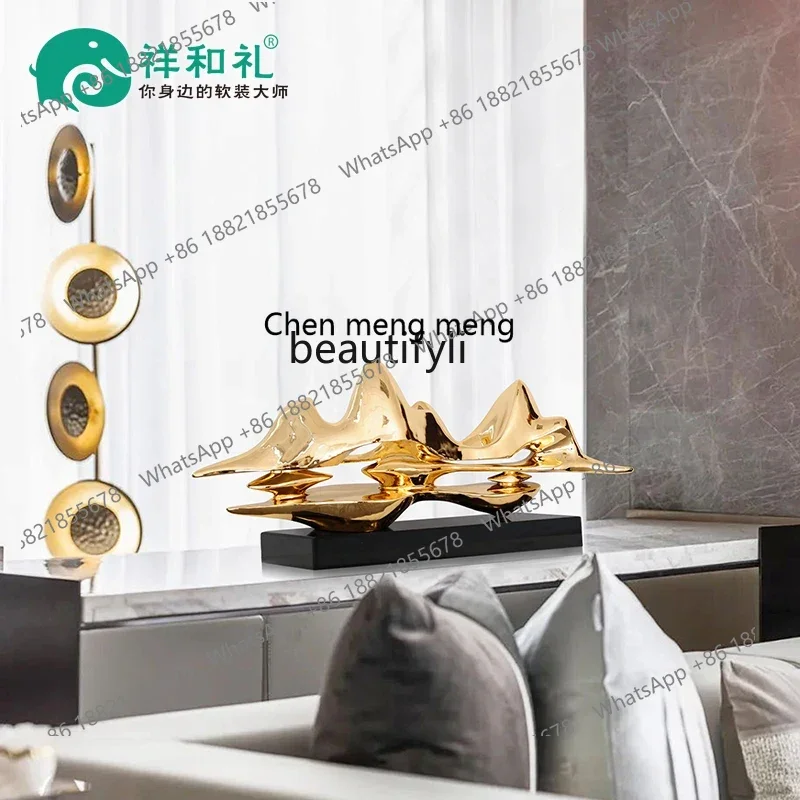 G153 Living room entrance decoration model room rockery crafts sculpture hotel lucky soft decoration