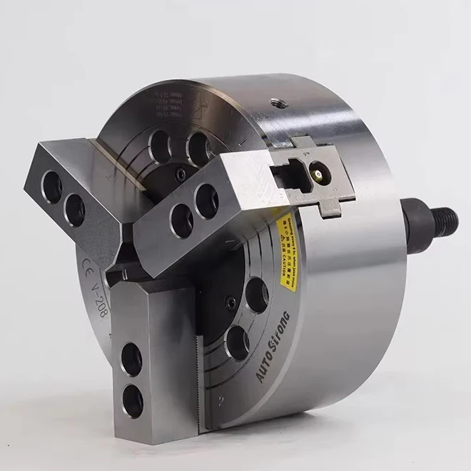 

Made in Taiwan, strong brand V-208A6 power lathe chuck 8 inch 3 jaw hydraulic chuck