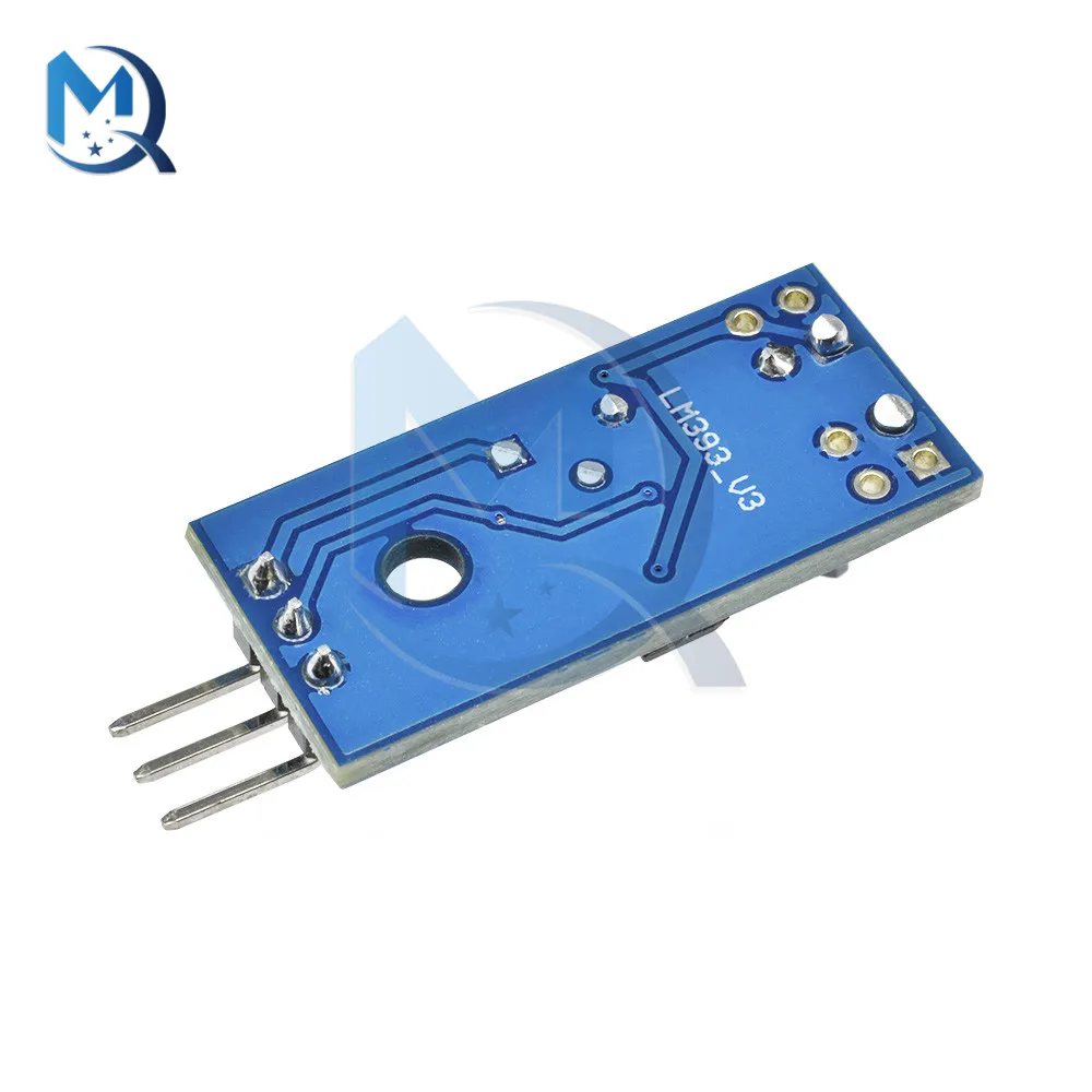 Modulo di misurazione della velocità Hall DC 5V LM393 3144 sensore Hall sonda a induzione magnetica