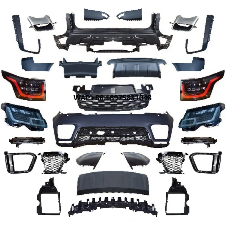 

L494 OE SVR Body Kit Upgrade for Range Rover Sport 2013-2017 Upgrade to 2018-2022 Bodykit