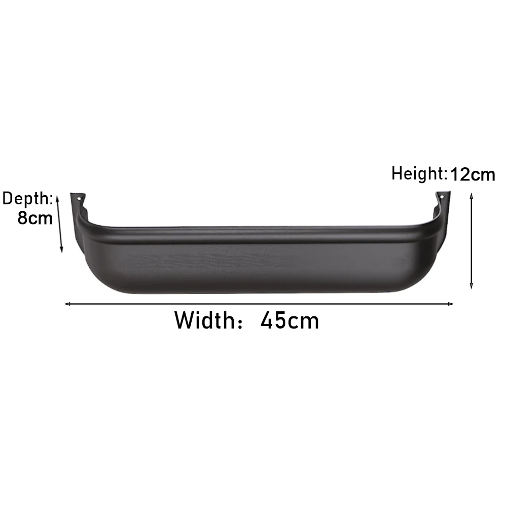 1Pcs Car Door Storage Box White Black Pocket Shelf Racking Barn Door Tool Storage Accessories for Van Camper Motorhome Caravan view 3
