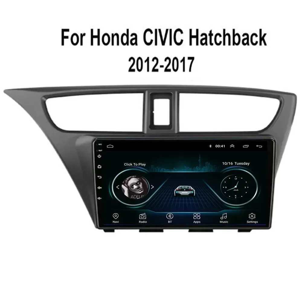 

Android 13 DSP для Honda CIVIC Hatchback 2012-2016 автомобильный радиоприемник мультимедийная видеонавигация стерео головное устройство QLED экран