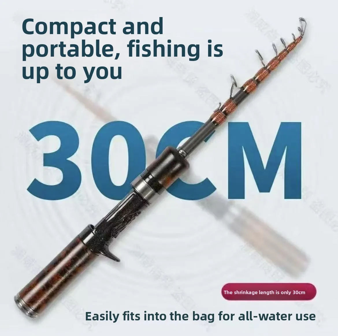 high-carbon-titanium-alloy-mini-ul-telescopic-stream-lure-rod-ultra-short-portable-for-horse-mouth-white-strip