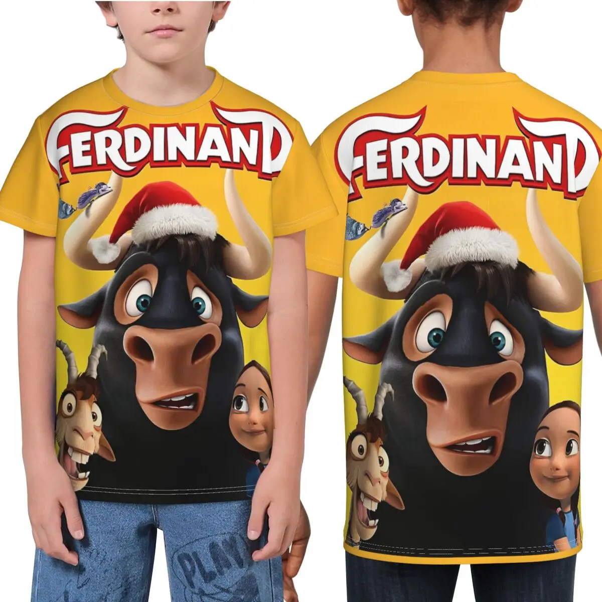 Ferdinands Cartoon 3D Print Breathable T-Shirt Summer keyword1 Cute T Shirts Trendy Tshirt For Girls Boys Custom Tees Wholesale