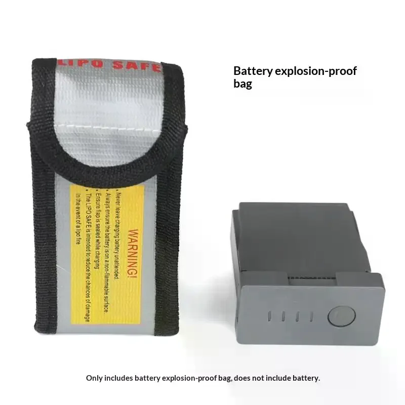 Fireproof Explosionproof RC LiPo Battery Safety Bag Safeguard Charge Sack For Charge & Storage 125*64*50mm