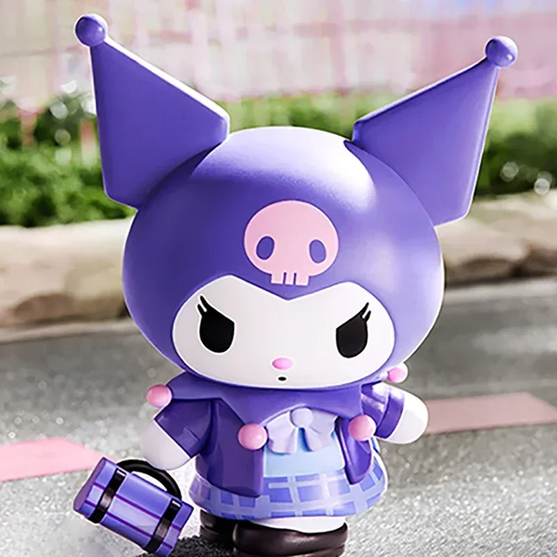 

MINISO Sanrio KUROMI AND MY MELODY Moving Scene Series Blind Box Toys Mystery Box Original Figure Guess Bag Cute Doll Model