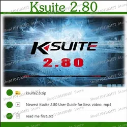Ksuite 2.80 The latest software with cars  trucks bikes and tractors which works in  with KESS V2 V5.017 optimizes running speed