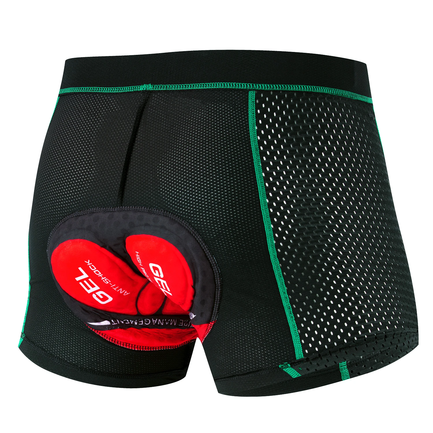 New Cycling Shorts Men\'s Cycling Underwear Breathable Mesh Riding Underpant Gel Pad Shockproof Bike Shorts Bicycle Underwear