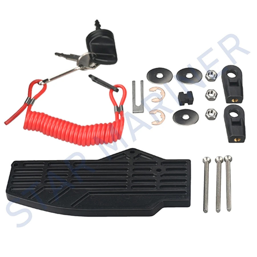 Outboard Remote Control Box Assy 703-48205 703-48205-B1 703-48205-B1-00 For Yamaha 7 Pins Push To Open Boat Engine Parts