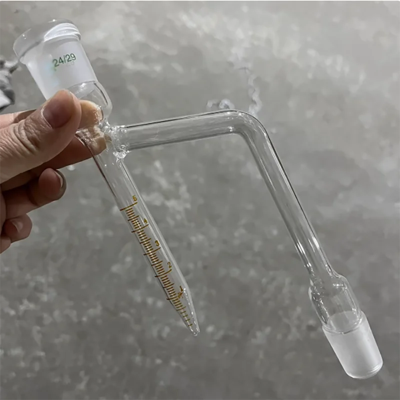 Toluene method moisture measurement tube 25ml10ml tip bottom accuracy 0.1ml index 0.2 Standard grinding port 19 port 24 plug