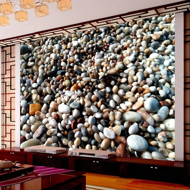 MU8174 Photo Wallpaper Chinese Style Mountain Mural Living Room Bedroom Home Decor Self-Adhesive Backdrop Wall Sticker
