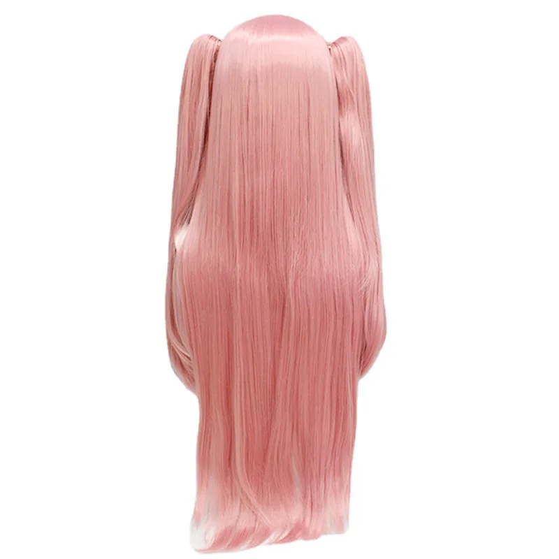 Seraph Van De End Owari geen Seraph Krul Tepes Cosplay Pruiken Roze Anime Heks Vampier Halloween Party Grils Vrouwen Paardenstaart Pruiken