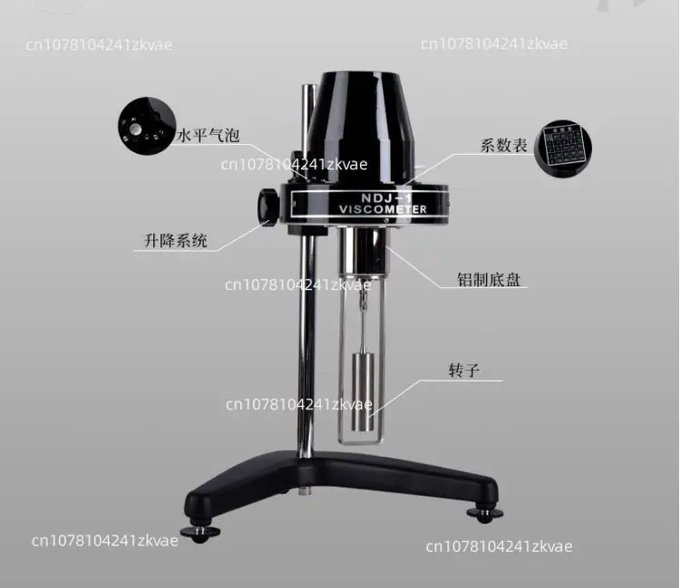 New Digital Rotary Viscometer High Precision Paint  Viscosity Meter LCD NDJ-5S/NDJ-8S/NDJ-9S