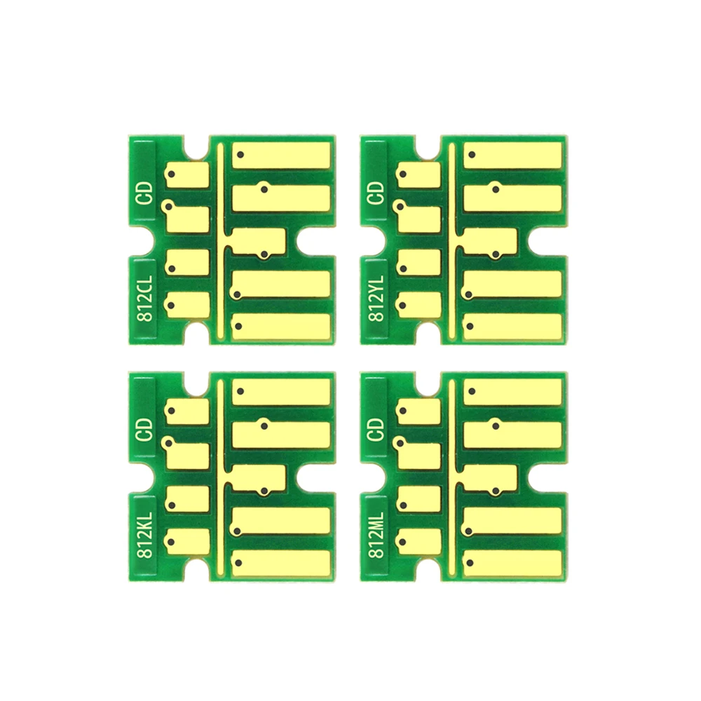 For Epson 812 812XL Cartridge Chip For Epson WF-3820 WF-3825 WF-4830 WF-4835 WF-7840 WF-7820 EC-C7000 Printer T812XL chip