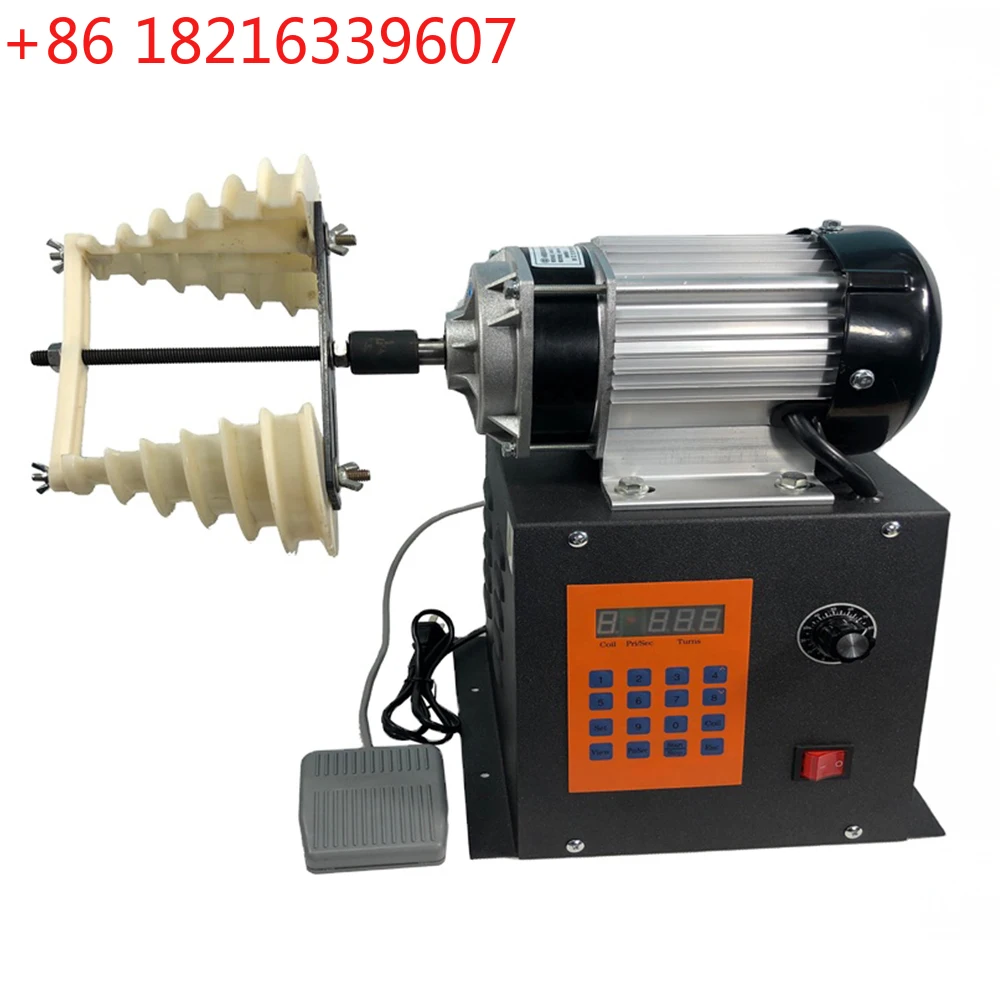 350W 500W 750W Fully Automatic Coil CNC Winder Table Fan Electric Motor Winding Machine Programmable Counter Small Equipment