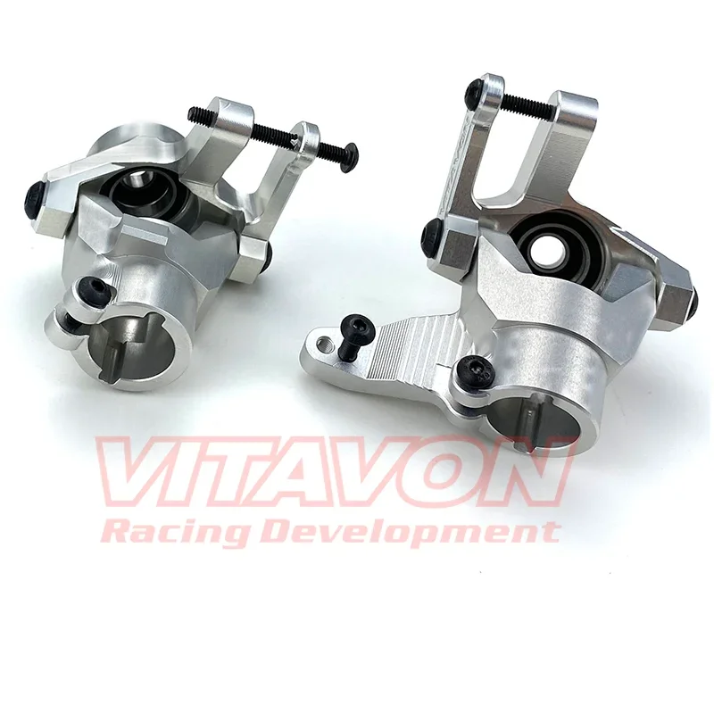 VITAVON CNC Alu #7075 Front Knuckle & C Hub For Axial SCX6 Jeep Wrangler Trail Honcho 1/6