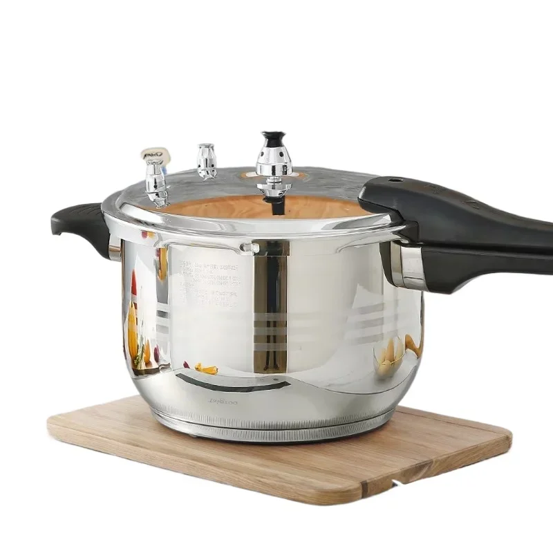 Energy-saving stainless steel environmentally friendly pressure cooker, convenient, practical and durable
