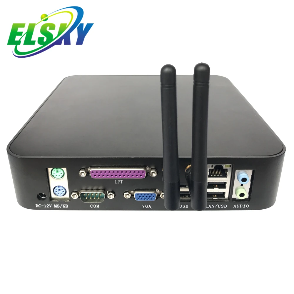 New Embed Mini Pc Support Win 12v Fanless Celeron J1800/j1900 Dual Core 2.4GHz  with DDR3 2GB and SSD 32GB Single Board Computer