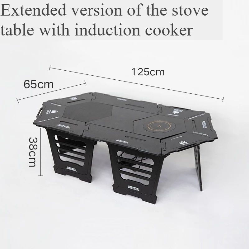 Tactical  Table Foldable Portable for Camping Tea Party BBQ  Indoor Outdoor Yard Balcony Picnic