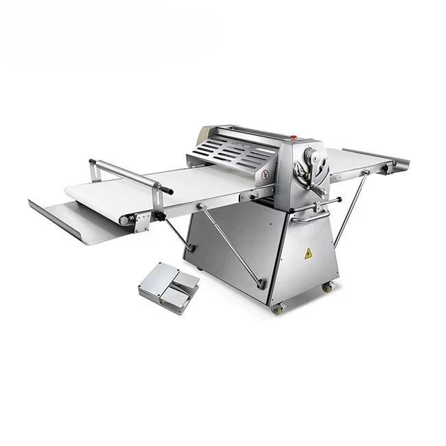QS-520BE Europe Design 520mm Croissant Making Machine Commercial Bakery Dough Sheeter for Sale