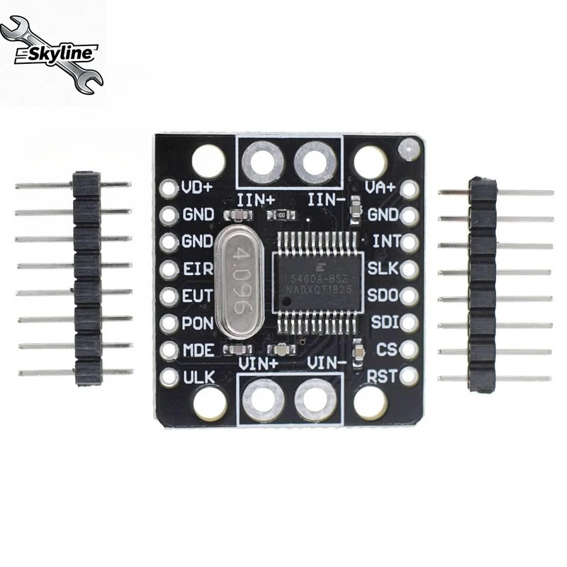 MCU-5460 CS5460A Serial Interface Single Phase Bidirectional, Power and Energy Metering Module