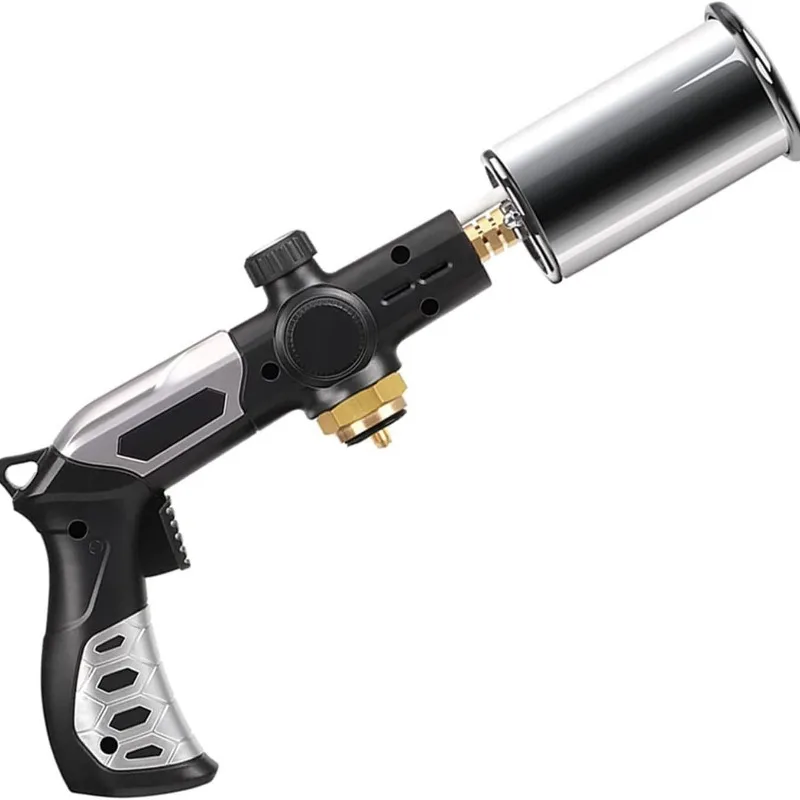 قاذف اللهب للخزان الجبلي عالي القوة النارية، شواء للتخييم في الهواء الطلق، شعلة لهب عالية فعالة، أدوات ولاعة النار المباشرة للرجال