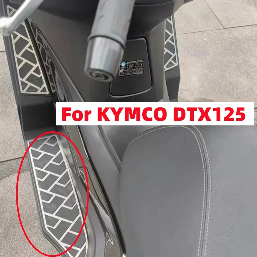 New Fit DTX125 Motorcycle Accessories Pedals Decorative Mats Foot Pedal Protection Pad For KYMCO DTX125 DTX 125 125DTX