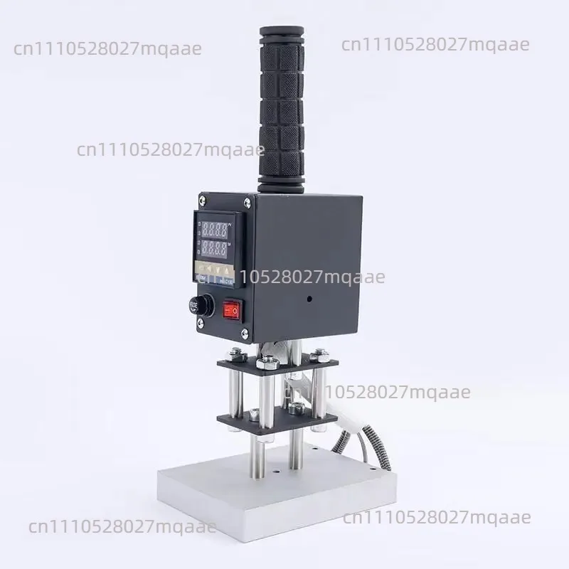 500W Handheld Copper Mold Hot Stamping Machine for Embossing Logo Cake Leather Embossing Wood Stamp Tool for Logo/Label Imprint