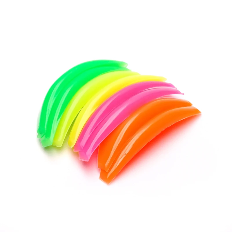 4 Pairs Colorful Silicone Eyelash Perm Lift Pads Reusable Lashes Rods Shield Lifting 3D Eyelashes Curler Makeup Applicator