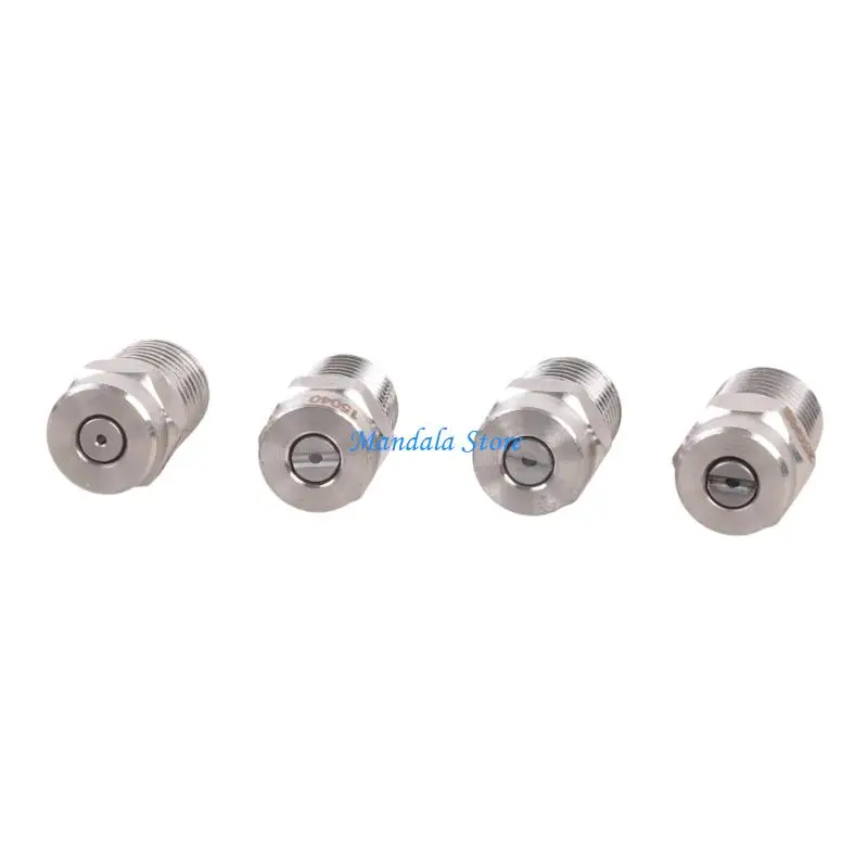 

U2JC Pack of 4 Steel Threaded Adapters 2F 1/4 for Industrial Cleaning Equipment