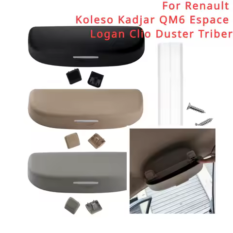 Car ABS New SunGlasses Glasses Box Case for Renault Koleso Kadjar QM6 Espace Logan Clio Duster Triber Etc.