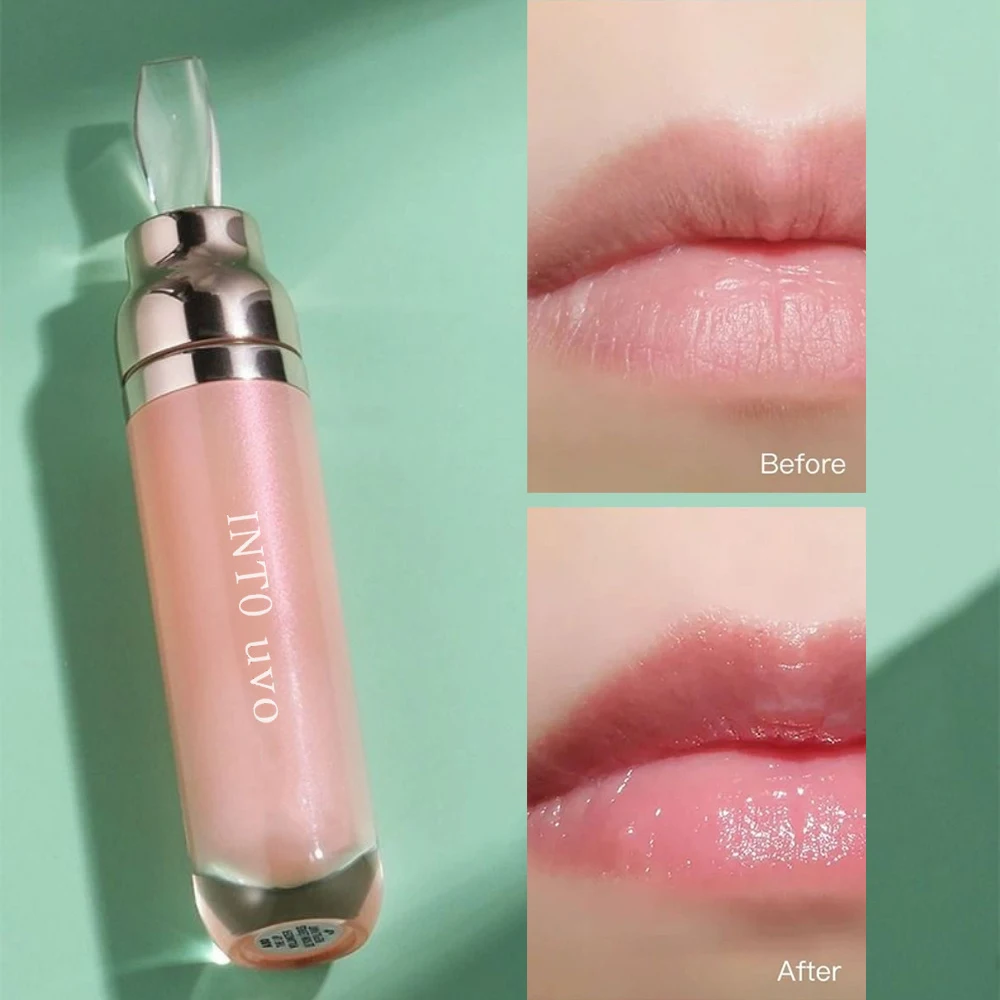 워터 라이트 립 오일 |   글래스 립글로스 보습 밤, 방수 논스틱 컵 립케어 글레이즈