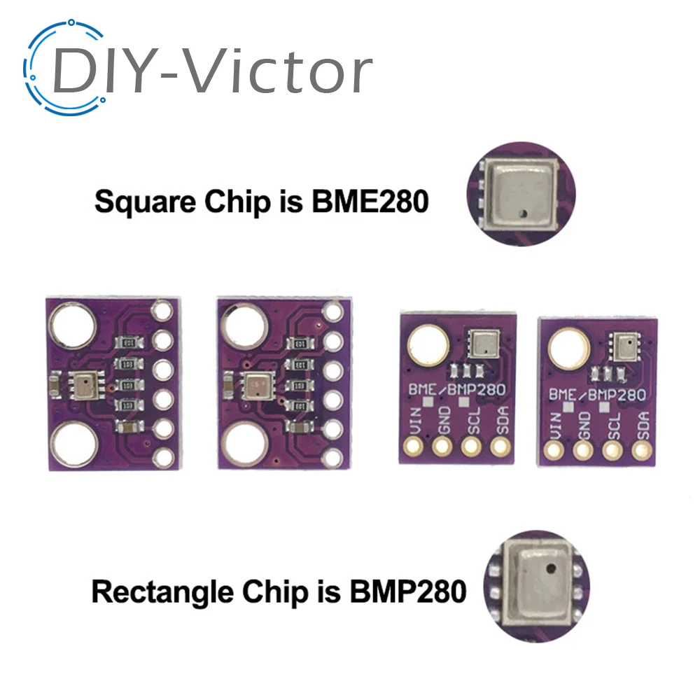 BME280 5V 3.3V Digital Sensor Temperature Humidity Barometric Pressure Sensor Module I2C SPI 1.8-5V BME280 Sensor Module