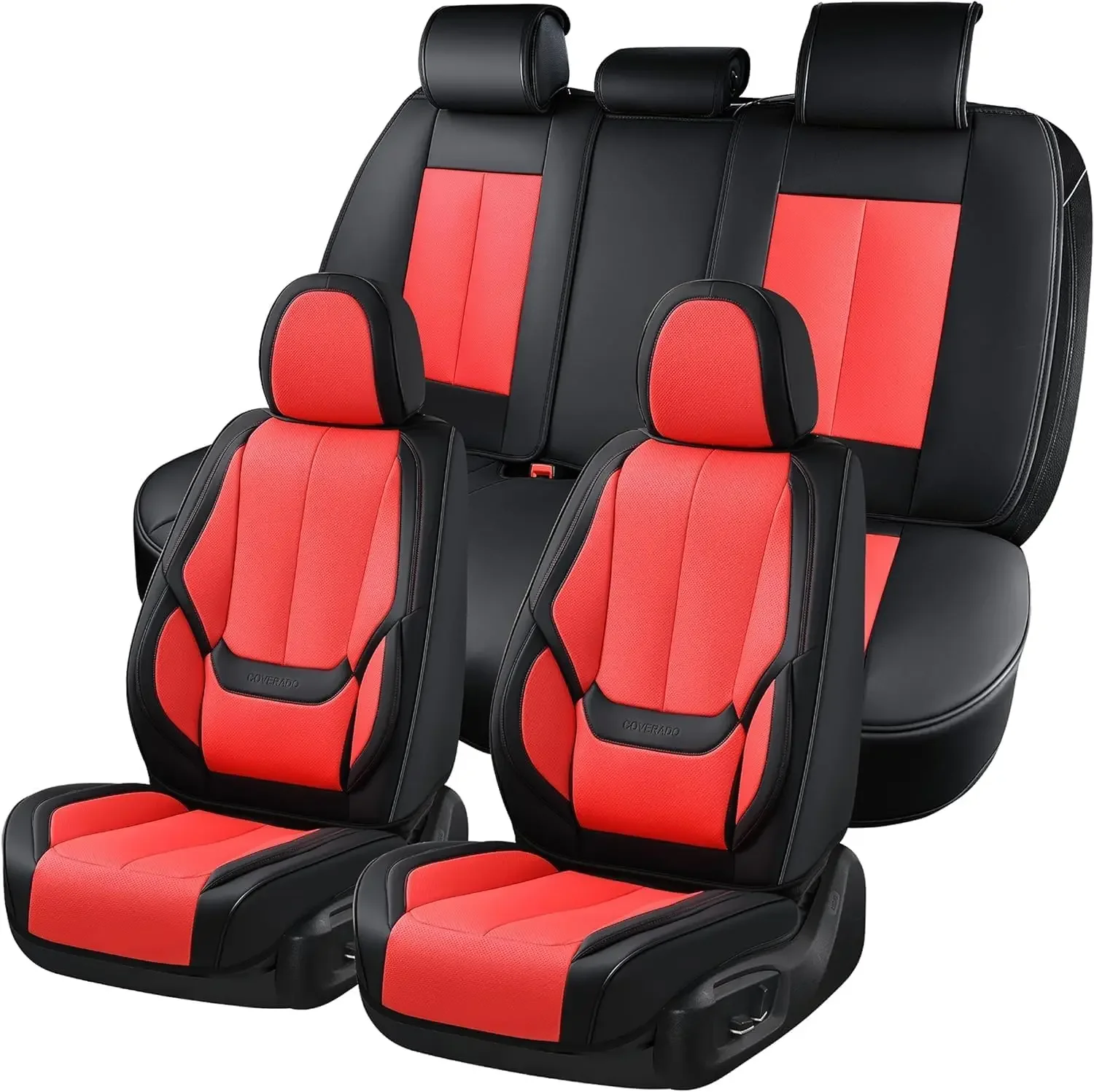 

Car Seat Covers Full Set, Car Seat Protector Waterproof, Nappa Car Seat Cushion,