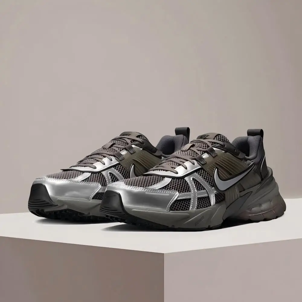 Nike V2K RUN Men's Fashionable Versatile Anti-Slip Durable Cushioned Sports Casual Running Shoes HQ1678-200