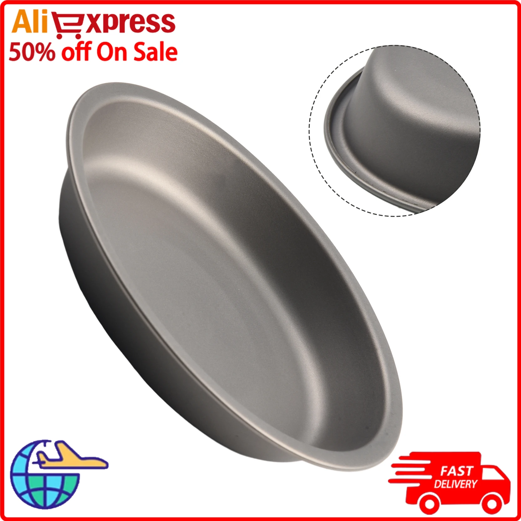 1Pcs Camping Plate Titanium Pan Tableware Cookware 140x25mm/5.5x1.0in For Food Fruit Outdoor Dish Camping Hiking Traveling Plate