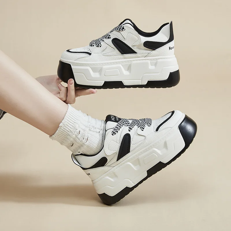 

Women's casual shoes 2026 spring new round toe women's shoes height increasing shoes for women