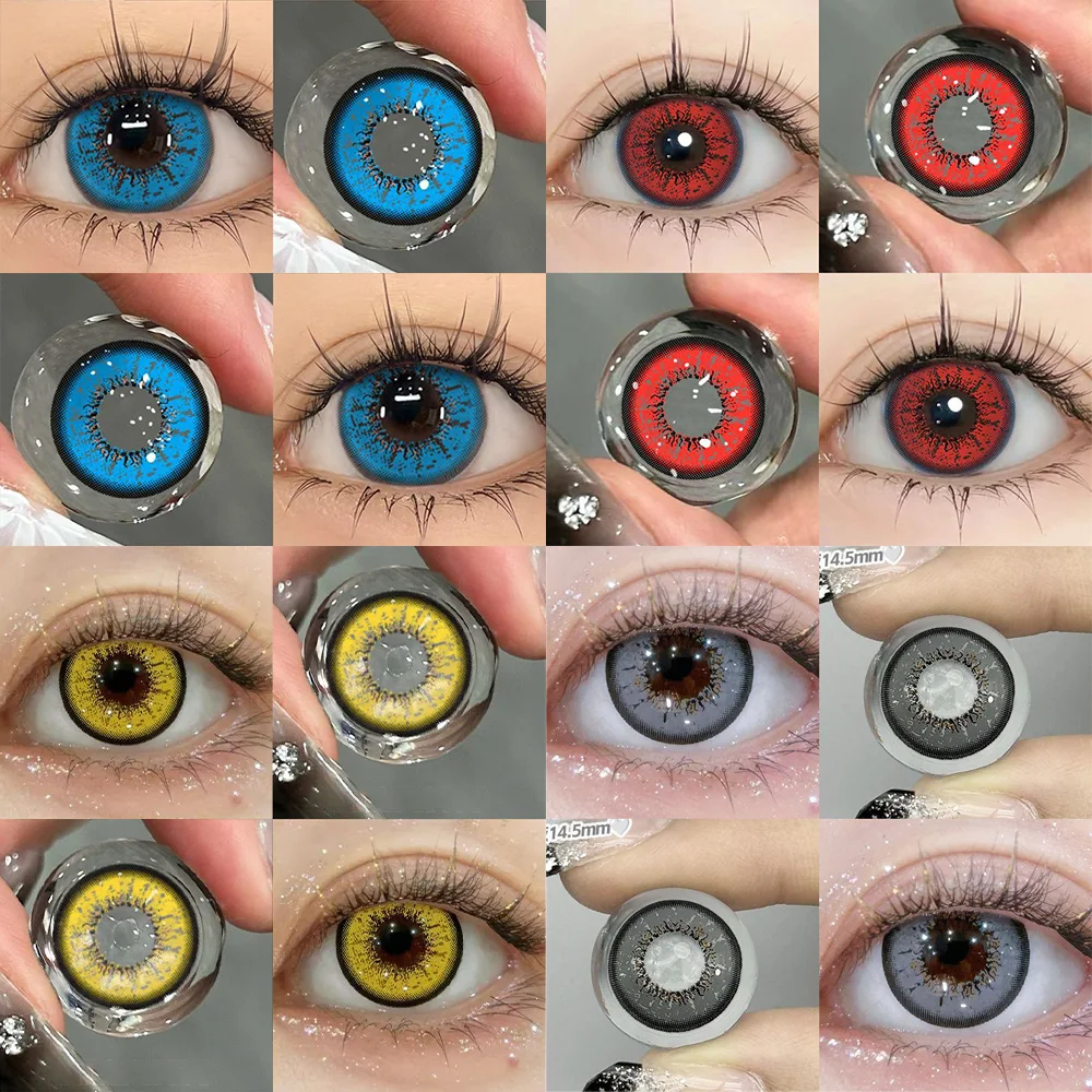 

JeweLens Косплей Corlor Контактные линзы Аниме Цветные зрачки 12 месяцев 1 пара