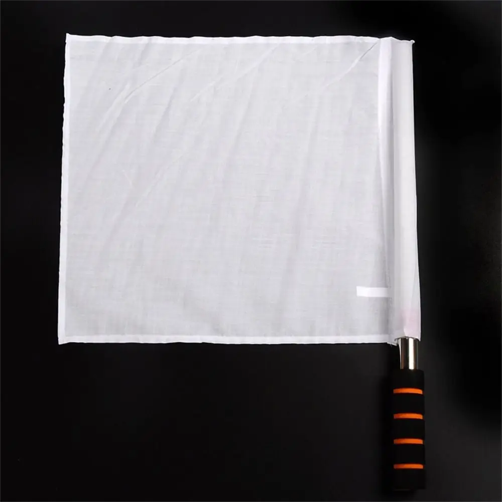 Red White Yellow Soccer Referee Flag High-visibility Eye-catching Linesman Flags Fair Play 5 Colors Competition Signal Flag